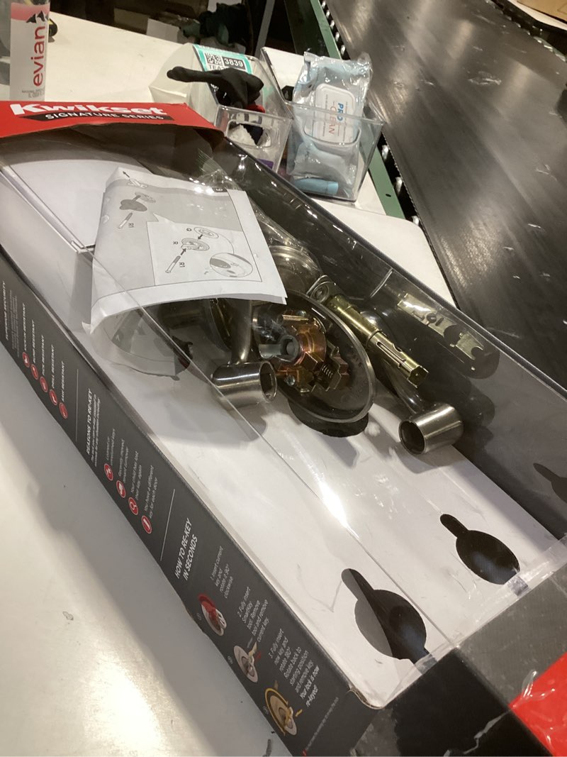 Condition photo showing As Is for kwikset kw sn hndlst shelburne/tustin smt