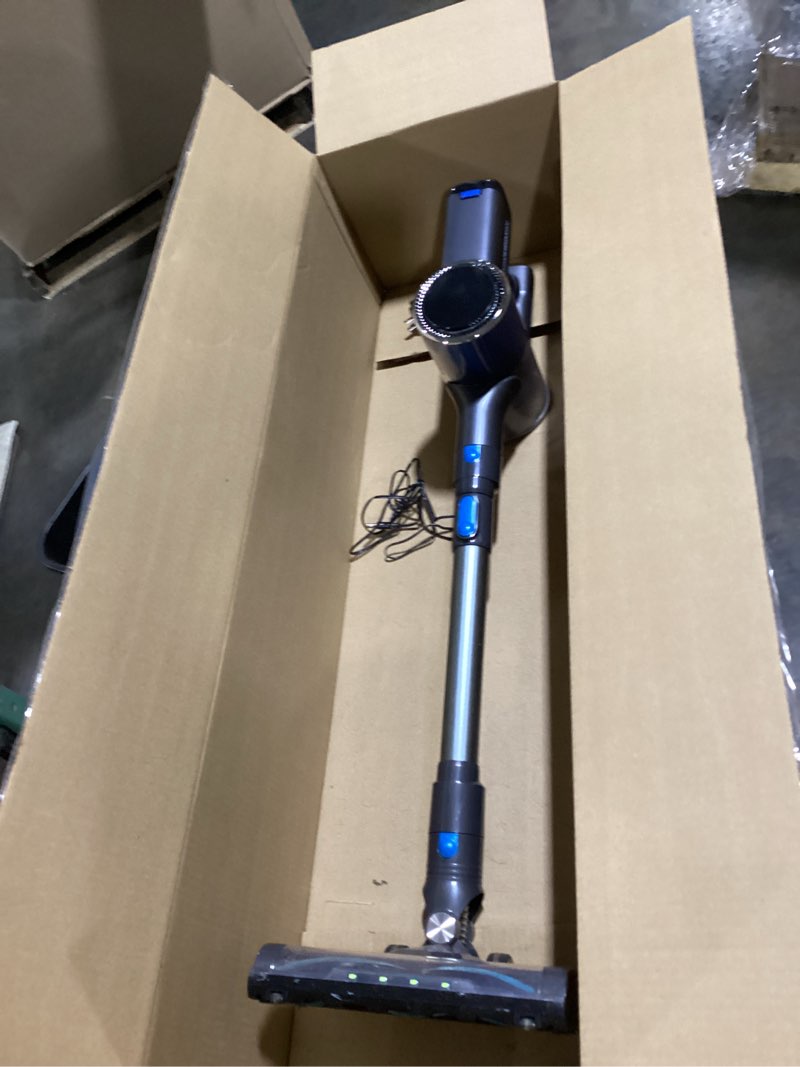 Cordless Vacuum Cleaner, 580W/50Kpa/50Mins Stick Vacuum for Home, LED Touch Screen, Anti-Tangle, Wal