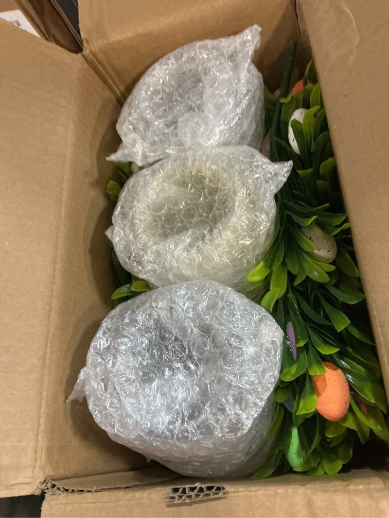Condition photo showing Good Condition for easter centerpiece table decorations for table runner farmhouse coffee table decor with wood tray and led light table centerpieces for dining room kitchen living green