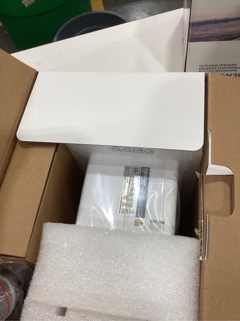 Condition photo showing As Is for QNAP 4 Bay DAS (USB Type-C) with 12TB Storage Capacity, Preconfigured RAID 5 Seagate IronWolf HDD Bundle (TR-004-44ST-US) 4 Bay Seagate DAS Bundle (4TB HDDs)