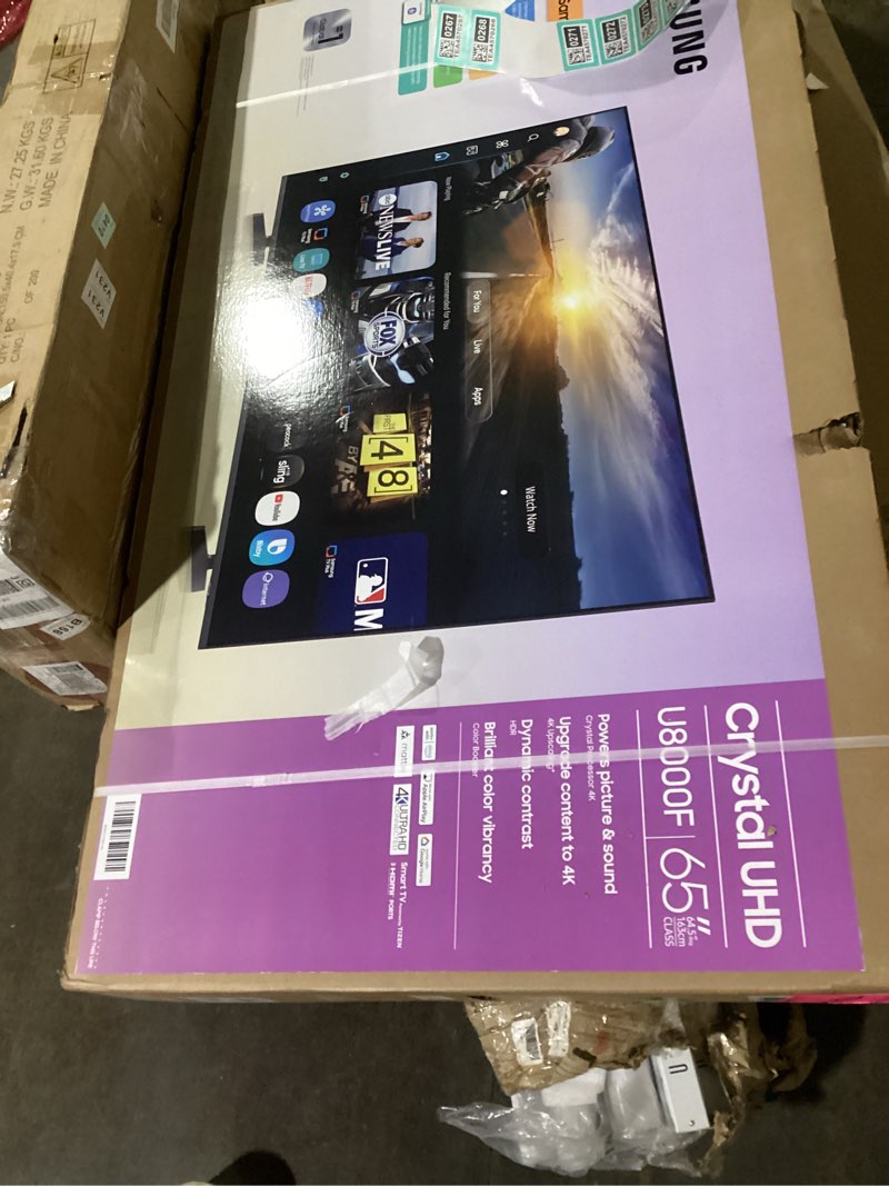 Condition photo showing Good Condition for Samsung 65-Inch Class Crystal UHD U8000F 4K Smart TV (2025 Model) Endless Free Content, Crystal Processor 4K, MetalStream Design, Knox Security, Alexa Built-in