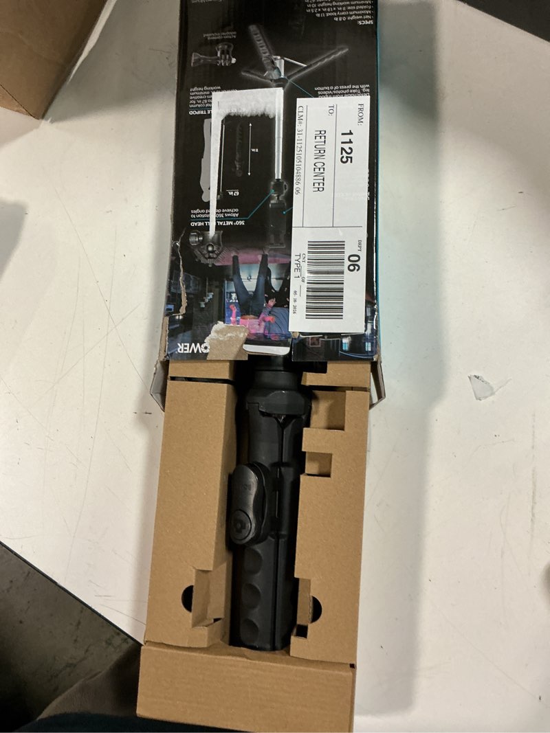 Condition photo showing New/Like New for bower multi-pod max – 67" extendable tripod with universal phone holder & wireless remote