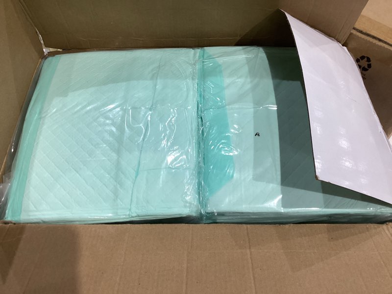 Condition photo showing New/Like New for Disposable Bed Pads 30“x36”, 50 Count Extra Large Underpads , Heavy Duty Absorbent Bed Pads for Adult Incontinence, Senior Care, Kids & Puppy Training Pads (No Adhesive) 30"x36"-50 (No Adhesive)