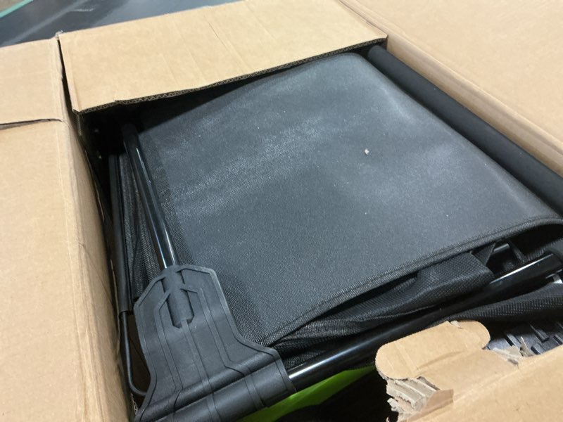 Condition photo showing Good Condition for Pickup Pro 2 Leaf & Lawn Sweeper – Push Powered Garden Sweeper for Grass Clippings, Leaves & Debris – Manual Push Yard Sweeper with Height Adjustment & Large Collection Hopper