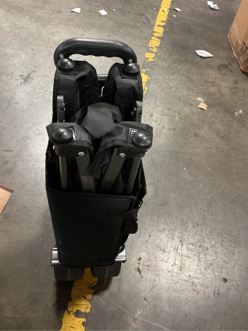 Condition photo showing As Is for heavy duty 600 lbs folding col lapsible