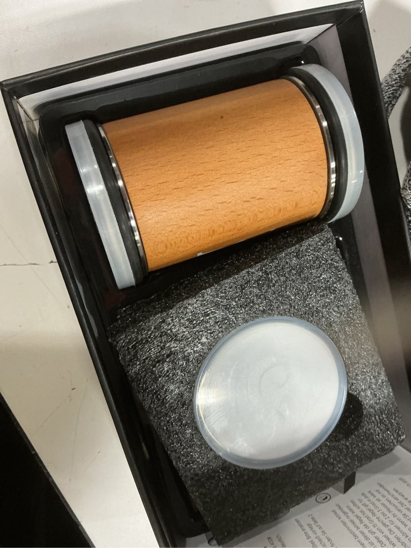 Condition photo showing New/Like New for 4 Angles High Carbon Stainless Steel Rolling Knife Sharpener with 400, 1000 & 3000 Replacement Discs - Blunt Knife Sharpening Kit with 15°, 18°, 20°, and 22° Sharpening for Kitchen & Chef's Knives Cinnamon