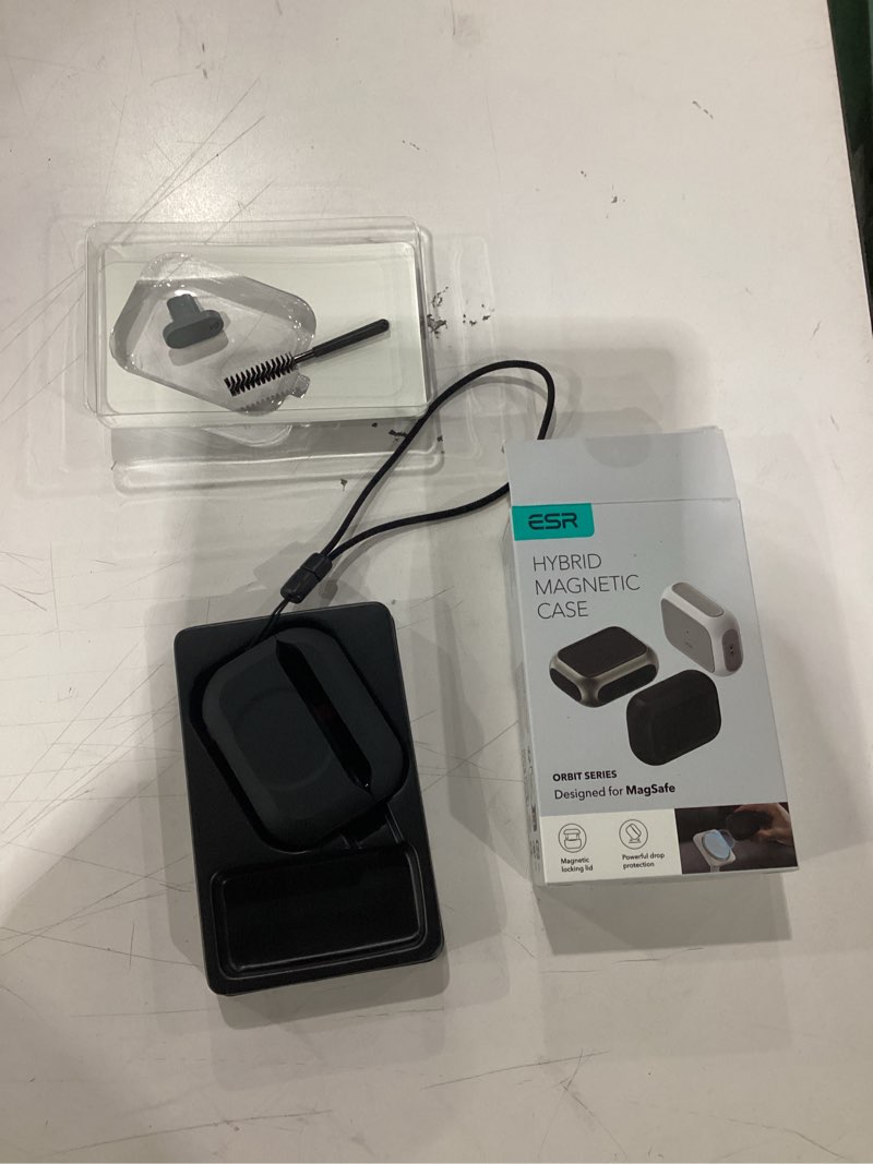 Condition photo showing New/Like New for ESR for AirPods Pro 3 Case, Compatible with AirPods Pro 3rd Generation Case (2025), Compatible with MagSafe, Full Drop Protection Cover with Lanyard, Black AirPods Pro 3 Case Black