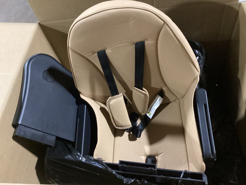 Condition photo showing Good Condition for 6 in 1 Baby High Chair, Convertible Wooden High Chairs/Booster Seat for Babies and Toddlers, Baby Feeding Chair with 5-Point Harness/Double Removable Tray & Adjustable Footrest (Black)