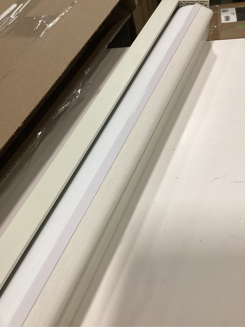 Condition photo showing As Is for Joydeco No Drill Blackout Shades, Free-Stop Cordless Roller Shades, UV Protection, Thermal Insulated Blinds for Indoor Windows, Easy Install Window Blinds for Home and Office (Beige, 33" W X 75" H) Beige (No Drill) 33"W x 75"H