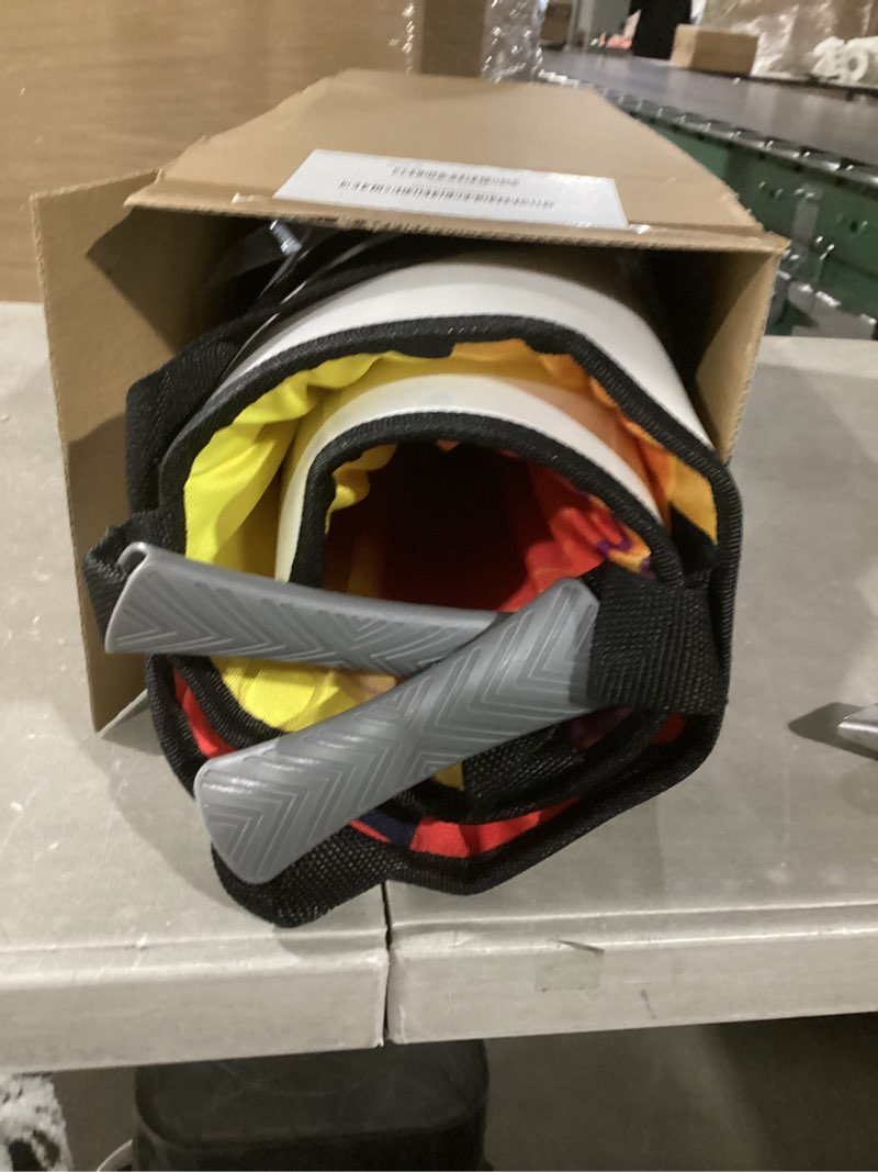 Condition photo showing Good Condition for WOOWAVE 45"×18" Foldable Snow Sled?Fits 2 Children or 1 Adult?Ultra Portable, Strong and Durable, Sturdy Fabric Stitching, Handles with Steering?Kid's Winter Fun Yellow-45" Foldable Extra Cushion