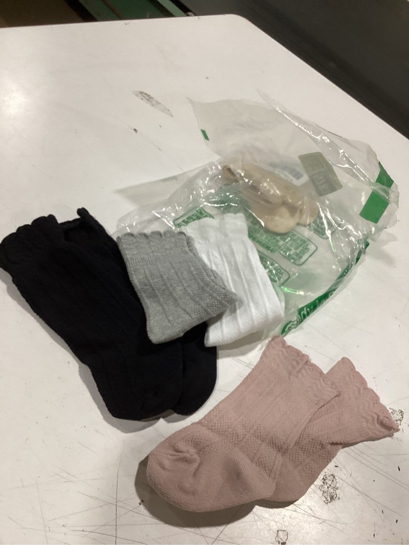 Condition photo showing Good Condition for similar to newborn socks infant knee high baby socks girls ruffled long tube socks for toddler multicolor 0-6 month