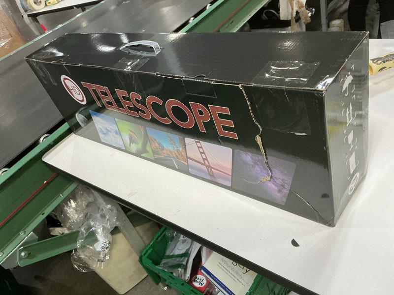 Condition photo showing New/Like New for Telescope,Telescope for Adults High Powered, 90mm Aperture 900mm Professional Refractor Telescopes for Kids & Beginners, Magnification 450X,for Planet Observation with Stainless Tripod & Phone Adapter 90900-Black