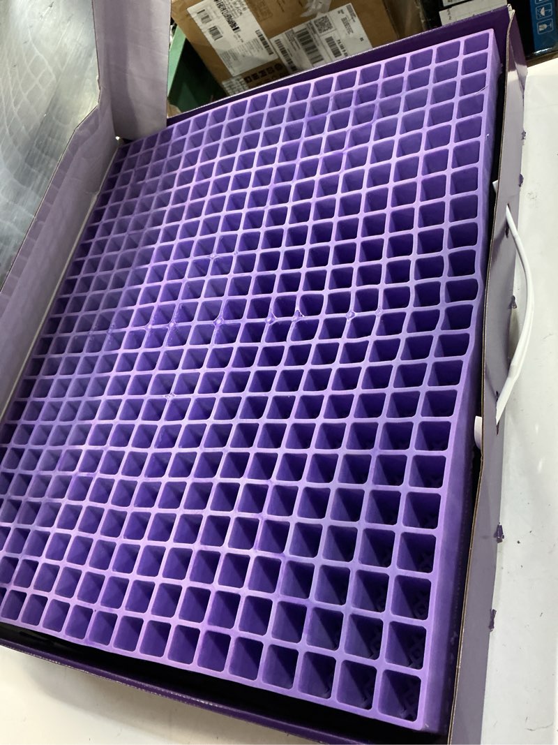Condition photo showing Good Condition for purple ultimate seat cushion | pressure reducing grid designed for ultimate comfort | designed for gaming | made in the usa