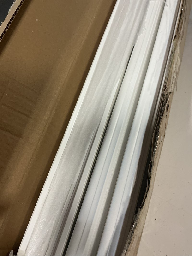 Condition photo showing Good Condition for 12 set accent wall molding kit premade wainscoting panels wall molding peel and stick panel white pre cut trim for walls picture frame molding for home decoration(20 x 20 inch) 12 20 x 20 inch