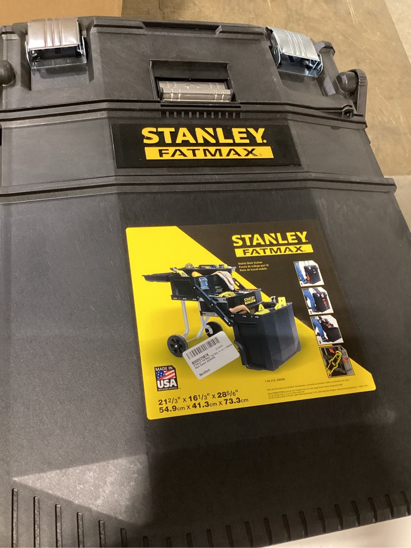 Condition photo showing Good Condition for stanley fatmax tool box, 4-in-1 mobile work station (020800r)