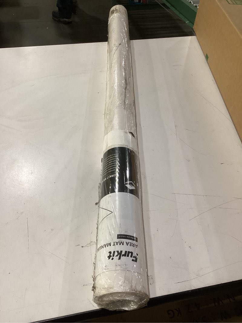 Condition photo showing New/Like New for Pure White Plastic Table Cover Protector, 36" x 54" Waterproof Easy Flat PVC Desk Pad Mat, 1.5mm Thick Rectangle Vinyl Table Top Protector for Dining Room Table, Office, Dresser 36" x 54" White