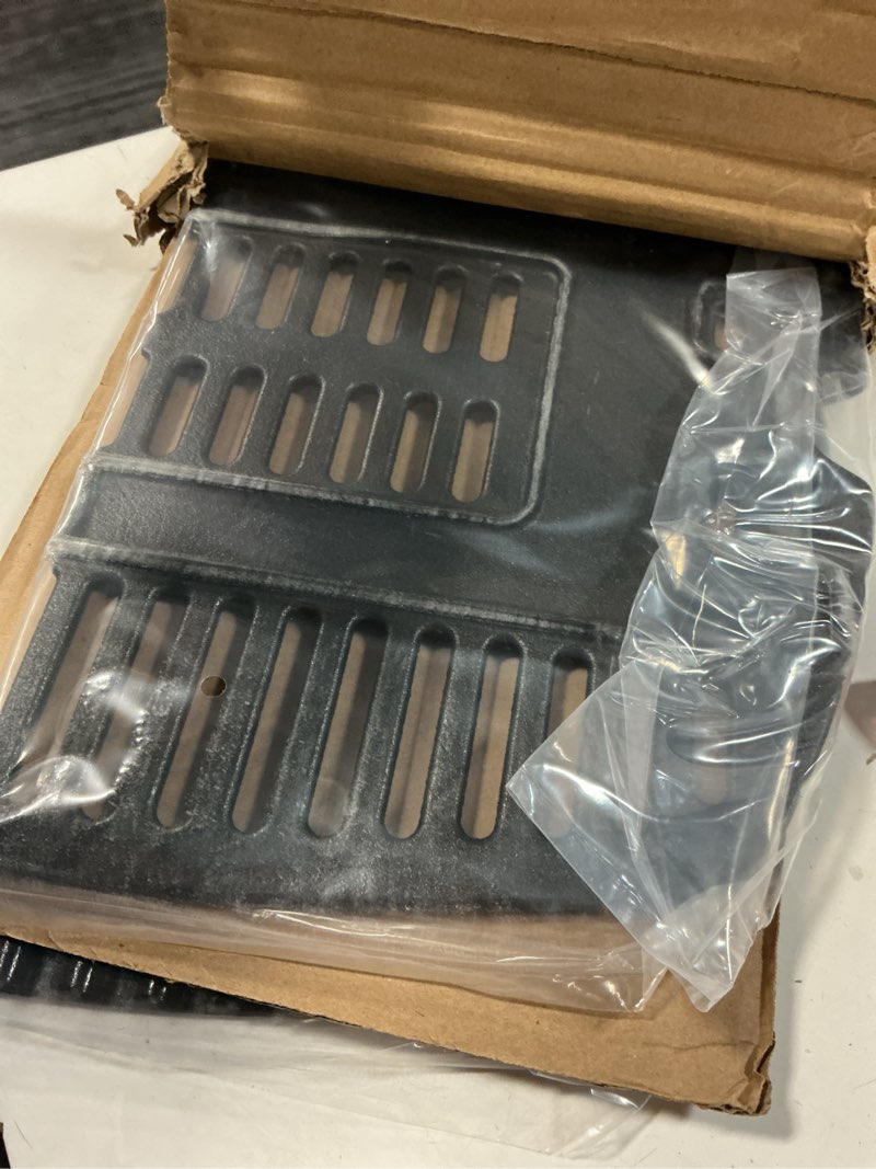 Condition photo showing Good Condition for uniflasy 7644 cast iron cooking grates for weber q100, q1000, q120, q1200, q1400, 516001, 516002, 50060001, 51010001, 51060001, baby q gas grill, 2 pack 7644 | cast iron cooking grate | weber q100 q1000
