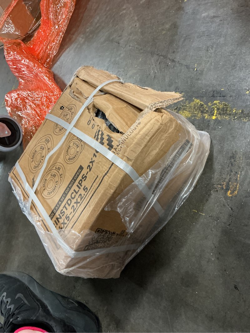 Condition photo showing New/Like New for 2" Cast Iron Weight Plates | 2.5LB to 45LB Standard Gym Plates (Singles, Pairs & Multi-Pack Sets) | Black with Silver Numbers for Barbell, Dumbbell, Powerlifting & Home Gym 10lb - set of 4