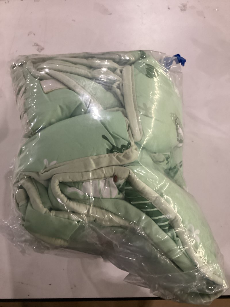 Condition photo showing As Is for toddler nap mat with pillow and blanket, extra large rolled napping mats,slumber bags for boys girls,kids sleeping bag for daycare, preschool travel camping green butterfly