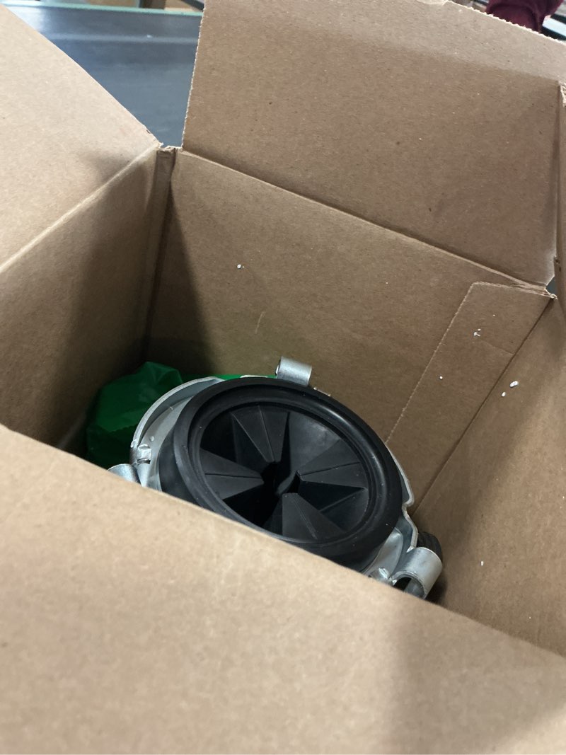 Condition photo showing As Is for InSinkErator Badger 5 Garbage Disposal with Power Cord, Standard Series 1/2 HP Continuous Feed Food Waste Disposer, Badger 5 W/C, No Size, Black/Gray