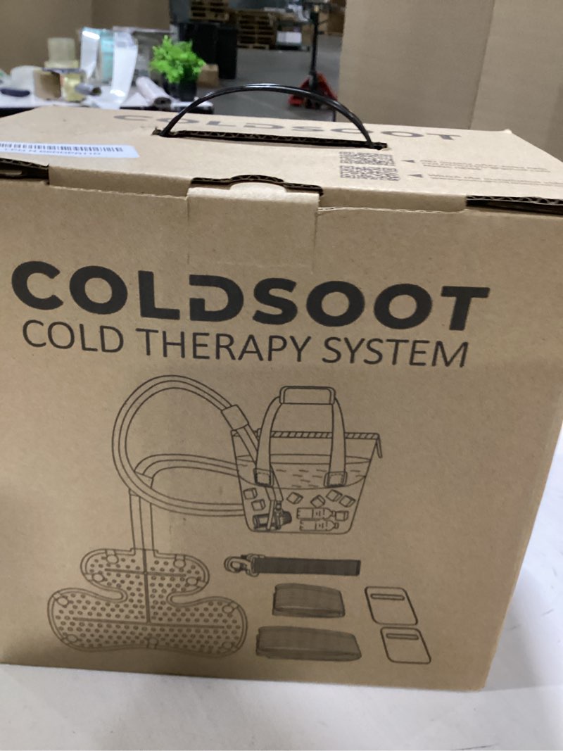Condition photo showing Good Condition for coldsoot cold therapy machine for shoulder with programmable timer, portable ice machine for shoulder after surgery, lightweight replacement recovery system, cryotherapy pain relief w/compression pad shoulder pad+machine