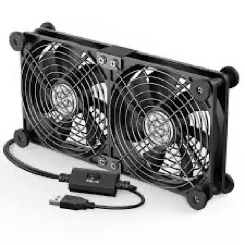 eluteng dual usb computer cooling fan high speed 120mm fan adjustable 5v usb port heatsink cooling f