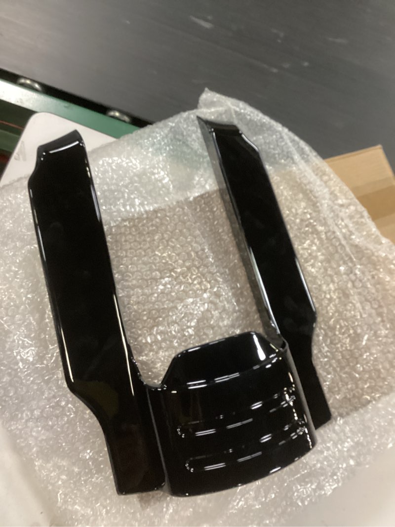 Condition photo showing New/Like New for 5" Rear Fender Extension Stretched Filler for Harley Touring Electra Glide Street Glide Road Glide Road King 1996-2008,Gloss Black Vivid Black