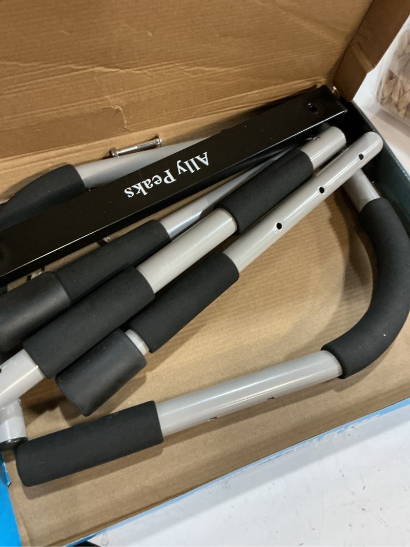 Condition photo showing Good Condition for ally peaks pull up bar for doorway,multiple levels width adjustable pull up bar accurately match wide and narrow doorframe,indoor chin-up bar workout bar,usa original patent