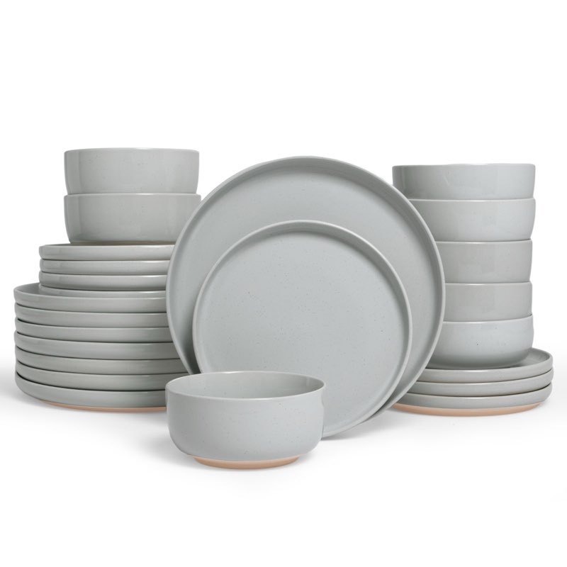 Famiware 24 Piece Stoneware Dinnerware Set - Service for 8