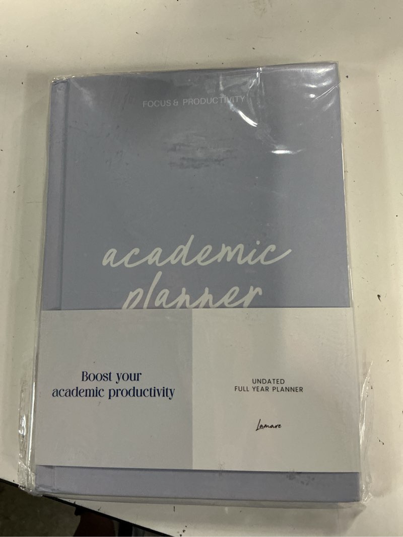 Condition photo showing New/Like New for lamare academic planner 2026-2027 – undated weekly college student planner for homeschool, high school, college & nursing students baby blue