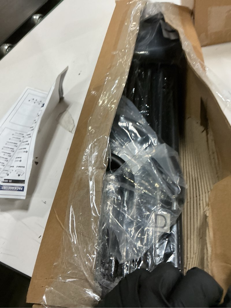 Condition photo showing Good Condition for Black Double Curtain Rod 32 to 58 Inches, Blackout Wrap Around Curtain Rod for Windows, 6/8 Inch Room Darkening Telescoping Double Drapery Rod, Easy Install for Rentals & Apartments 32" to 58" Black