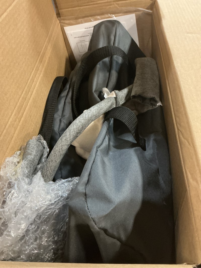 Condition photo showing As Is for Baby Delight Bloom Baby Seat | Soothing and Adjustable Baby Chair | Portable and Compact | Charcoal Tweed