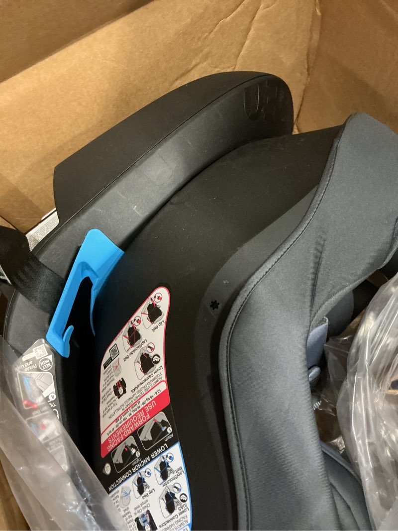 Condition photo showing As Is for evenflo reo by revolve360 rotating 2-in-1 convertible car seat, 360 degrees, infant to toddler, forward and rear facing, compact design, one-time install (brookline)
