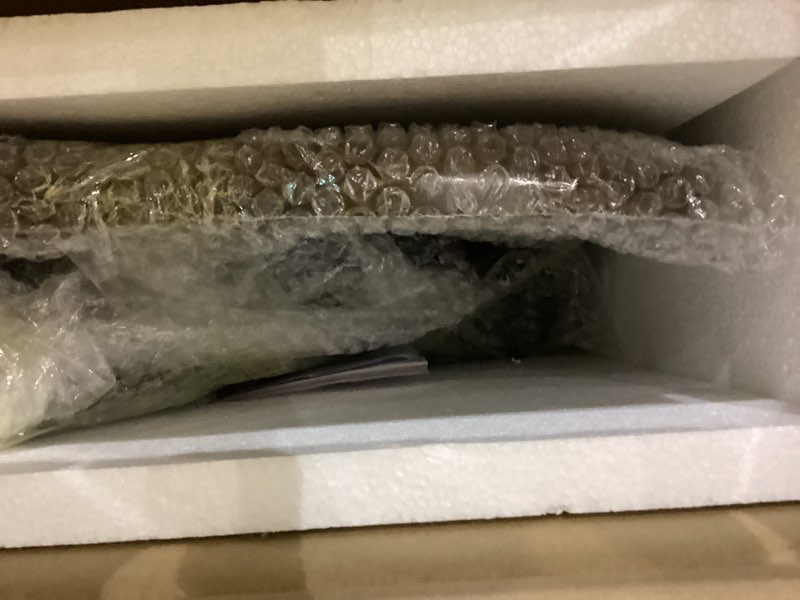 Condition photo showing New/Like New for Drink Table, Small Pedestal Side Table for Small Spaces, Modern Solid Wood End Table for Living Room, Bedroom, Couch, Bedside, Corner, Office, Walnut