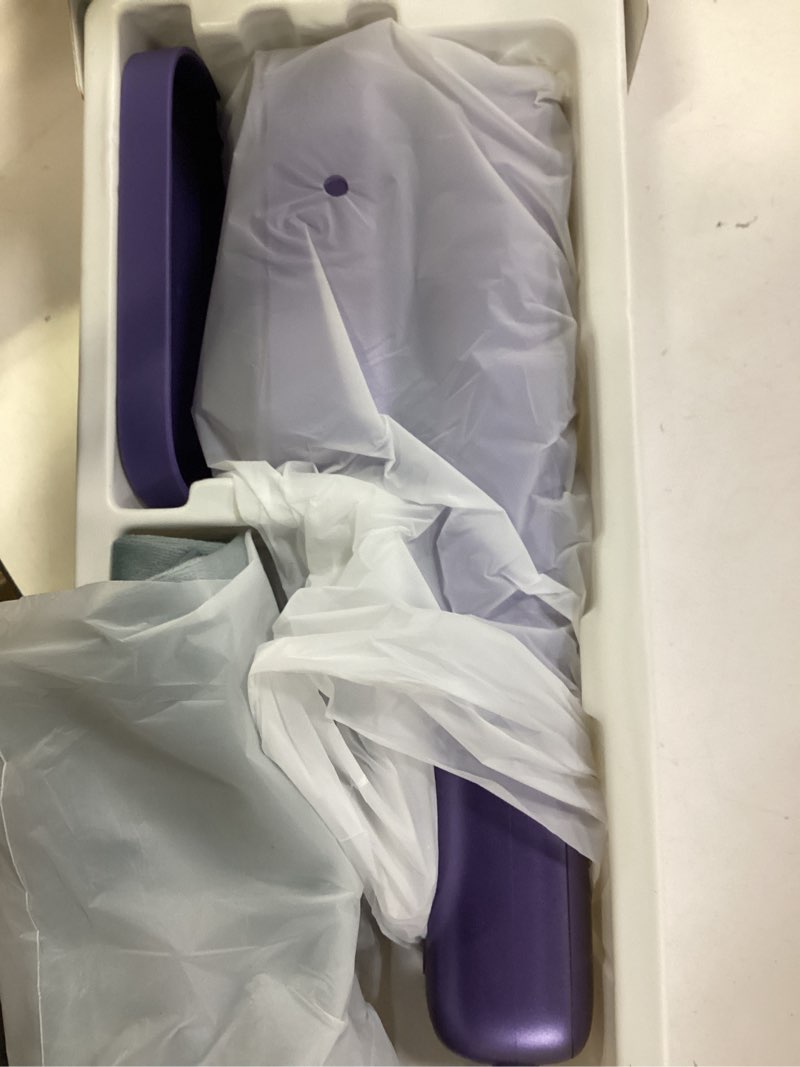 Condition photo showing Good Condition for Travel Steamer for Clothes, 2-in-1 Handheld Garment Steamer & Iron, 15s Fast Heat Up, 100-230V Dual Voltage, Portable Steamer for Wrinkles, Safe Auto Shut-Off, Large Ceramic Panel for Home & Travel