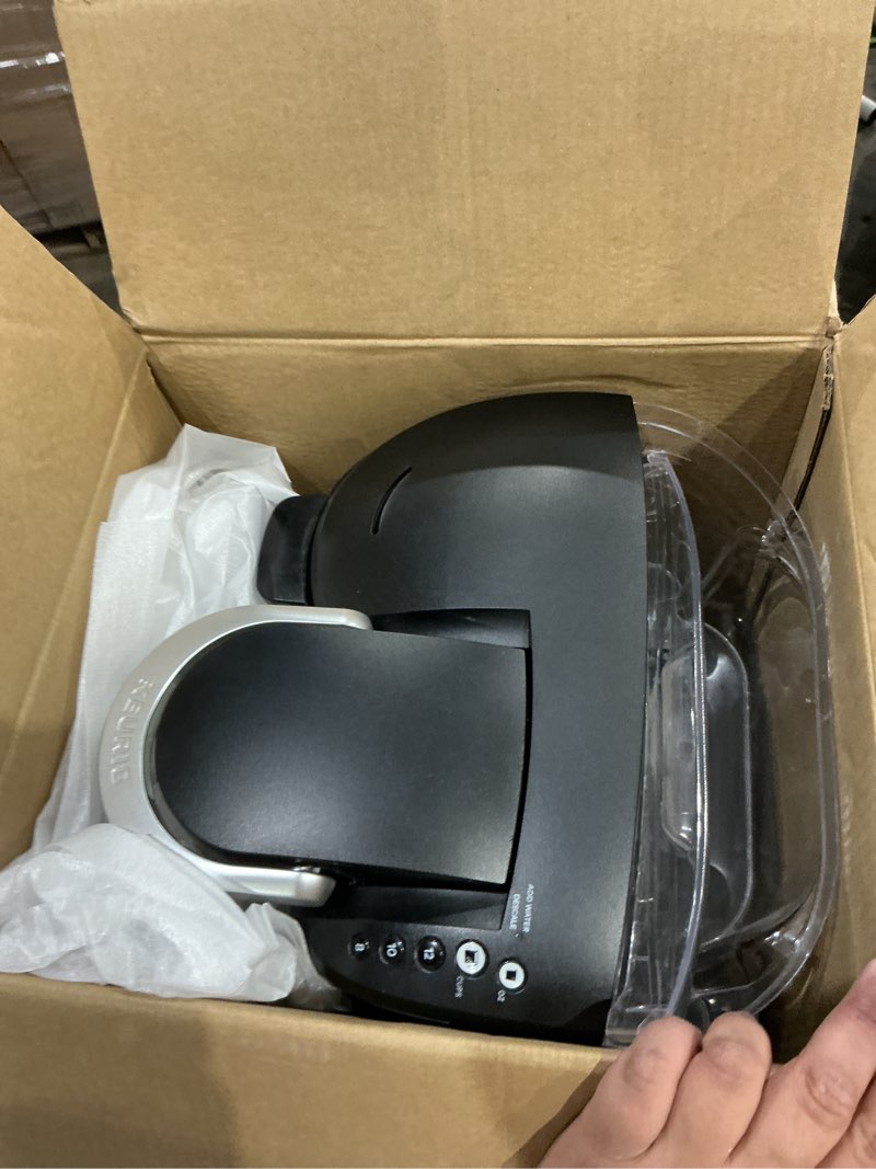 Condition photo showing As Is for keurig k-duo hot & iced single serve & carafe coffee maker, multistream technology, 72oz reservoir (gen 2)
