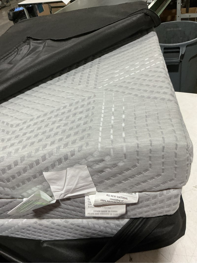 Condition photo showing Good Condition for mlily 4 inch twin tri-fold memory foam topper | folding mattress topper with collapsible and washable cover, travel and guest mat, 75"×38"×4", grey twin size 4.0 inches