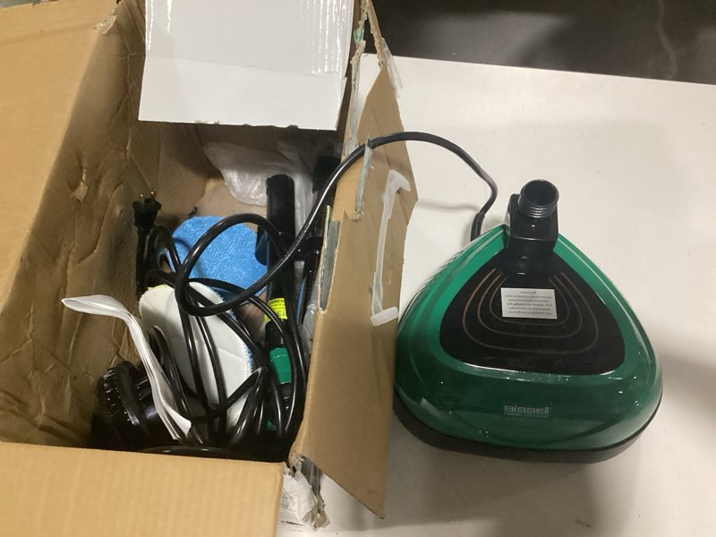 Condition photo showing As Is for bissell commercial biggreen bgfs650 hercules scrub and clean floor machine, green janitorial supply