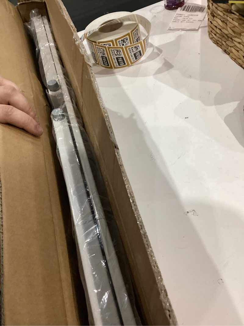 Condition photo showing Good Condition for Folding Desk - 31.5" Wood Top Foldable Desk for Small Spaces | No Assembly Required Compact Desk for Home Office, Writing, and Study White 31.5"W x 15.7"D