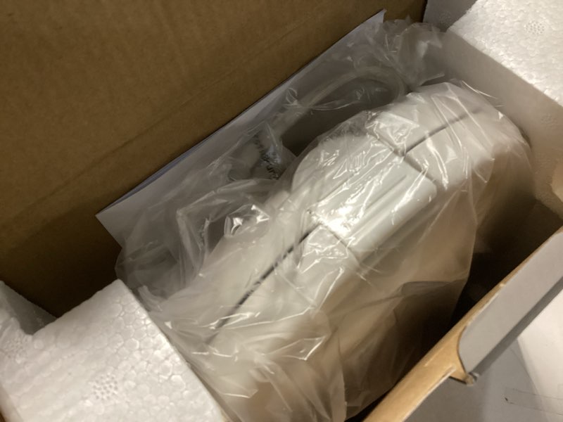 Condition photo showing Good Condition for Spooky Mini Waffle Maker for Kids, Mini Pancake Maker Machine, Electric Small Waffle Iron, 8 Fun Character Waffle Maker, Gift for Christmas Halloween, White