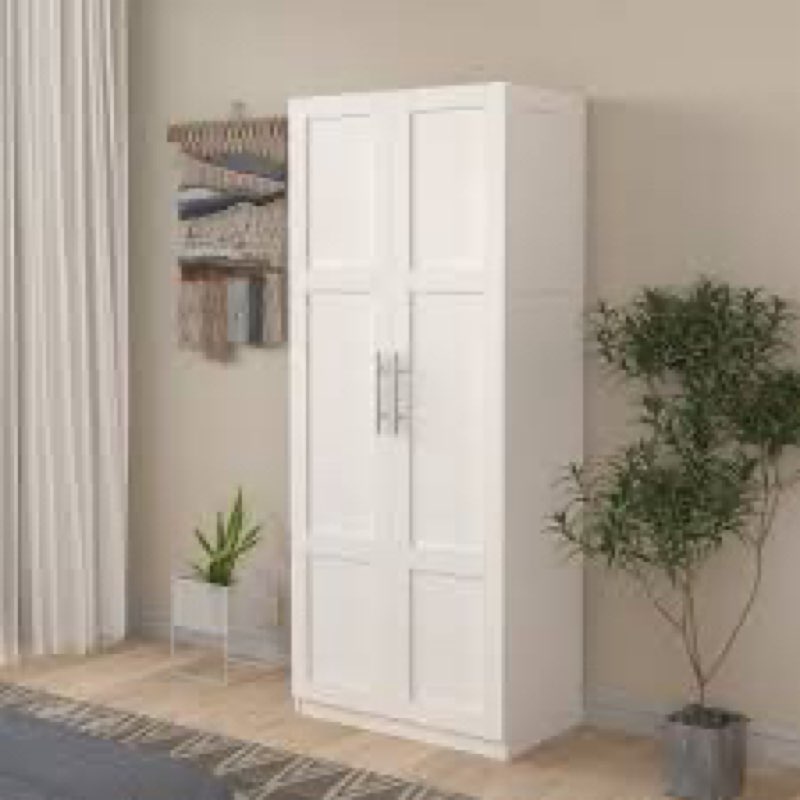 Neston High Wardrobe Cabinet with 4 Storage Spaces( incomplete ) 