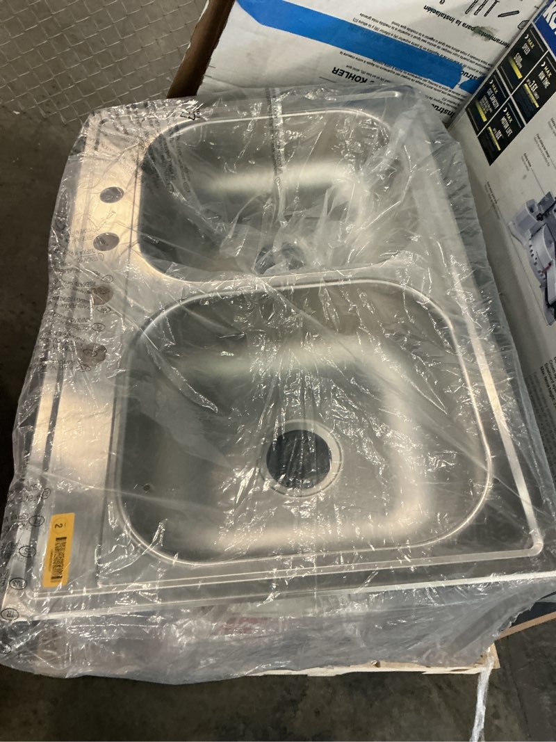 Condition photo showing As Is for kitchen sink