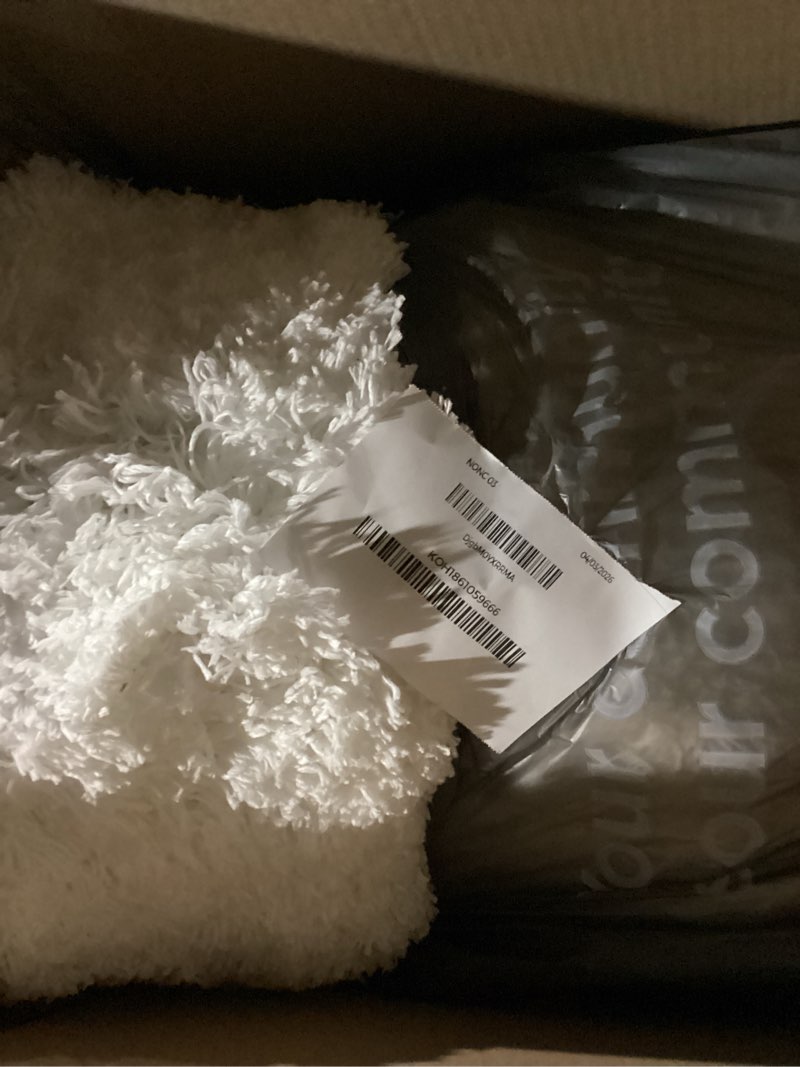 Condition photo showing New/Like New for joniyear soft fuzzy bubble faux rabbit fur throw blanket for couch chair 50" x 60", reversible textured thick warm fluffy blanket for winter, luxury cozy puffy shaggy comfy furry blankets, cream white cream white - 900gsm travel/throw size - 50" x 60"