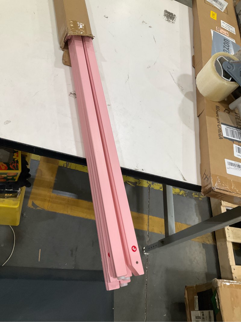 Condition photo showing Good Condition for nianfeng wooden easel stand for sign, easel display stand floor for wedding sign with adjustable tray, 63-inch, tripod a-frame poster light duty, welcome, art show & baby shower (pink)