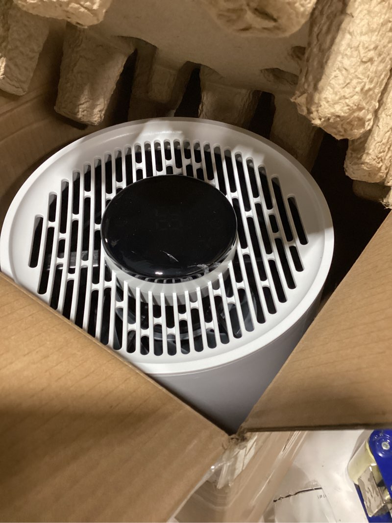 Condition photo showing As Is for Blueair - InvisibleMist 0.9 gallon Evaporative Premium Smart Top-Fill Humidifier - White