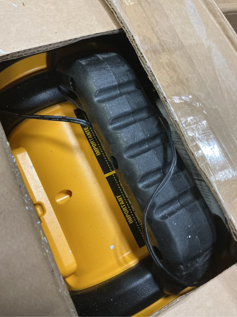 Condition photo showing As Is for DEWALT DXAEPS14-Type2 2000 Peak Battery Amp 12V Automotive Battery Booster Jump Starter/Power Station with 120 PSI Compressor, 500W AC Power Inverter, and 15W USBa & 25W USB Ports 2000 Amp