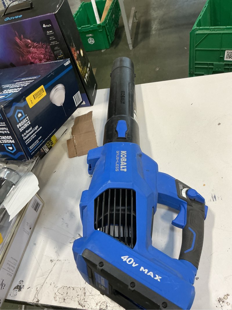 Condition photo showing New/Like New for Kobalt Gen4 40-Volt 520-CFM 120-MPH Brushless Handheld Cordless Electric Leaf Blower (Tool Only)