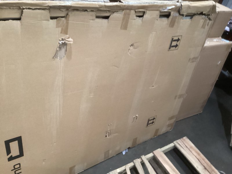 Condition photo showing As Is for Quartet Porcelain Whiteboard, Magnetic Dry Erase White Board, 4' x 6', Aluminum Frame (PPA406) 72"W x 48"H