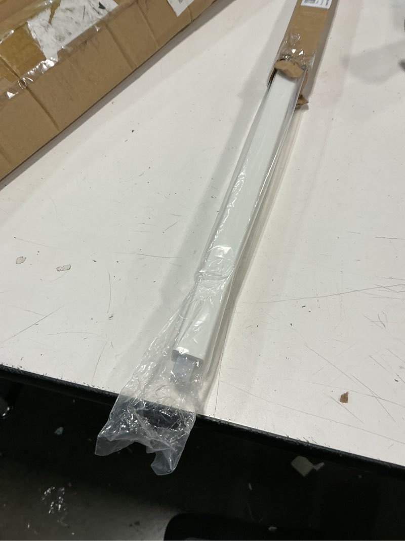 Condition photo showing Good Condition for 24 Inch Replacement Towel Bar for Ceramic Holder - Cut to Fit Any Size, Spring Loaded Adjustable Plastic Towel Rod for Porcelain Holders, No Demolition Installation, Rental & Vintage Bathroom Friendly White