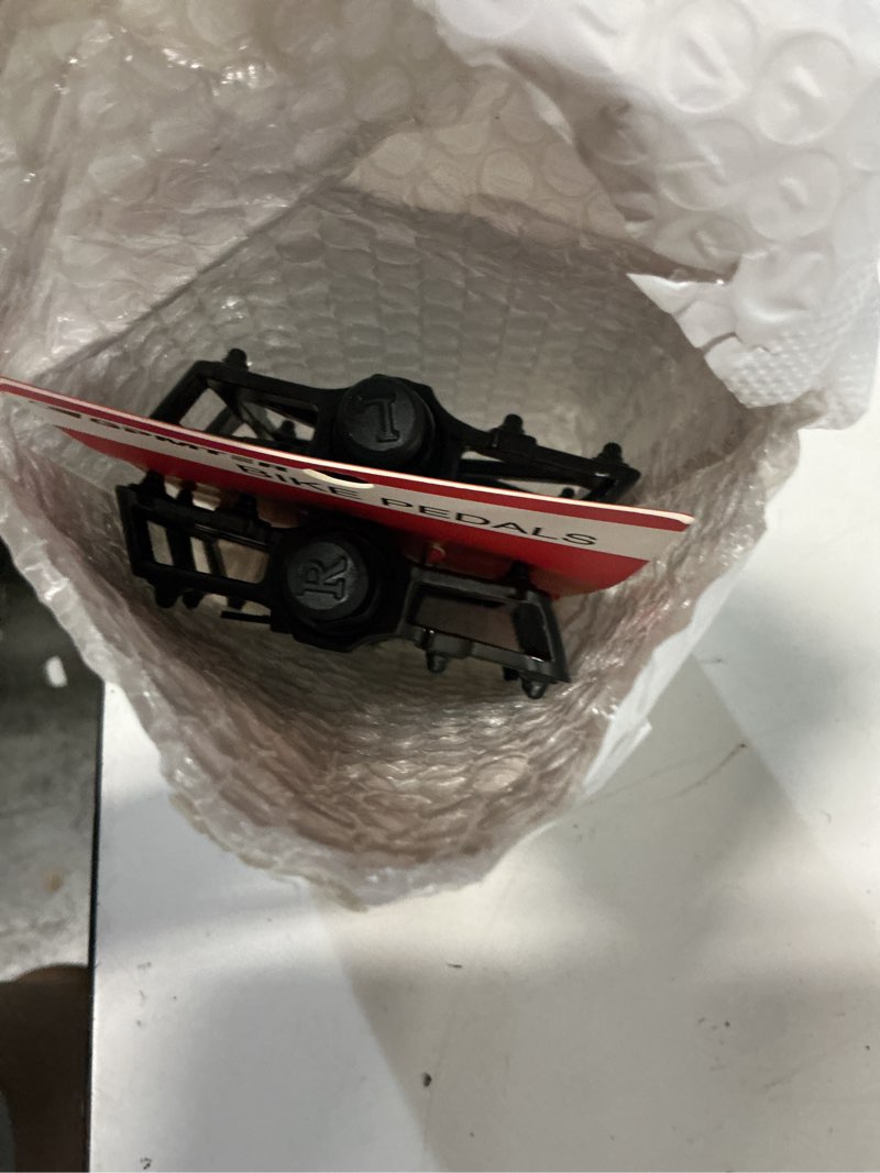 Condition photo showing Good Condition for gpmter bike pedals 9/16 for mtb, mountain road bicycle flat pedal, with 16 anti-skid pins -universal lightweight aluminum alloy platform pedal for travel cycle-cross bikes etc